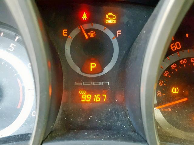 JTKJF5C77B3016621 - 2011 TOYOTA SCION TC ვერცხლისფერი ფოტო 8