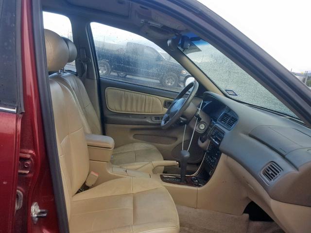 1N4DL01A01C208160 - 2001 NISSAN ALTIMA GXE BURGUNDY photo 5