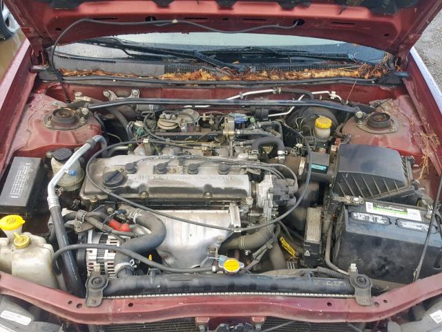 1N4DL01A01C208160 - 2001 NISSAN ALTIMA GXE BURGUNDY photo 7