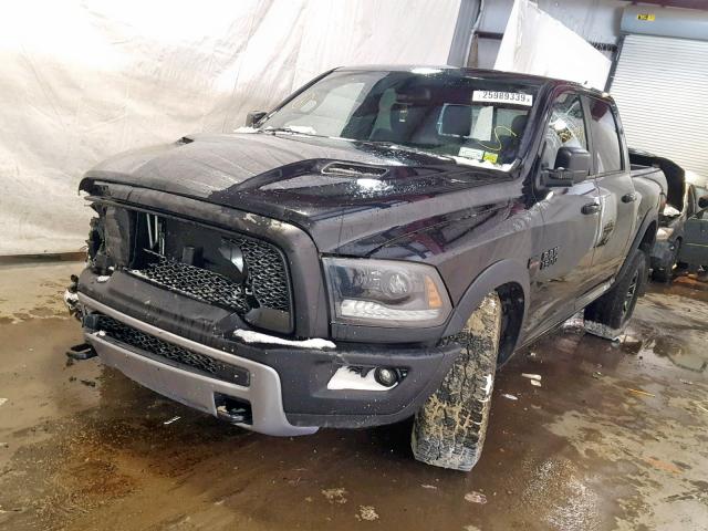 1C6RR7YT3FS785638 - 2015 RAM 1500 REBEL შავი ფოტო 2