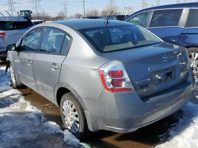 3N1AB61E08L671102 - 2008 NISSAN SENTRA 2.0 SILVER photo 3