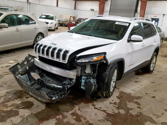 1C4PJMCB4FW564885 - 2015 JEEP CHEROKEE L WHITE photo 2