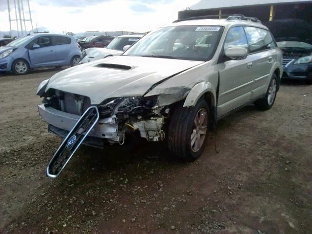 4S4BP63C074304604 - 2007 SUBARU LEGACY OUT GOLD photo 2