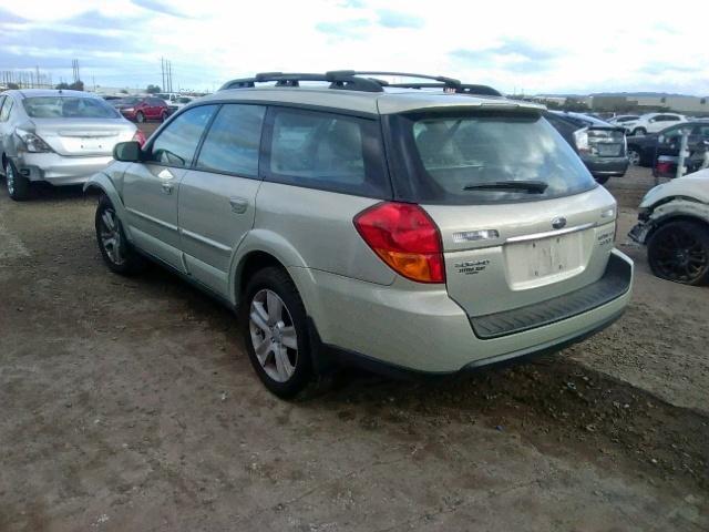 4S4BP63C074304604 - 2007 SUBARU LEGACY OUT GOLD photo 3