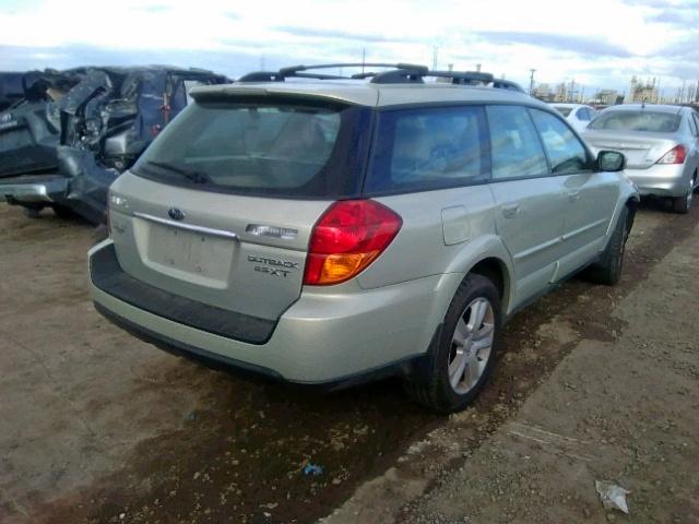 4S4BP63C074304604 - 2007 SUBARU LEGACY OUT GOLD photo 4