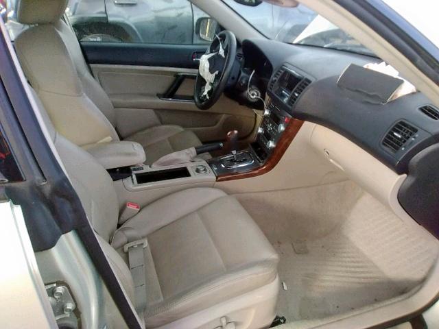 4S4BP63C074304604 - 2007 SUBARU LEGACY OUT GOLD photo 5