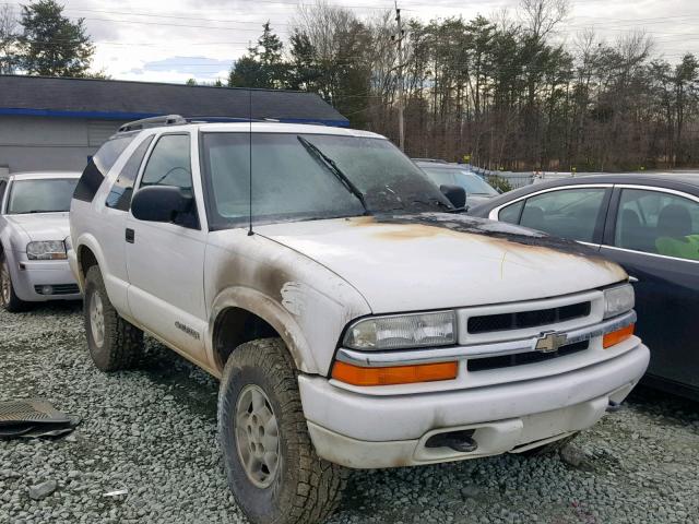 1GNCT18W4YK259441 - 2000 CHEVROLET BLAZER WHITE photo 1