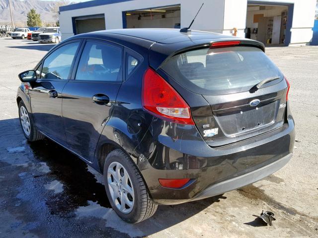 3FADP4EJ7BM207173 - 2011 FORD FIESTA SE BLACK photo 3