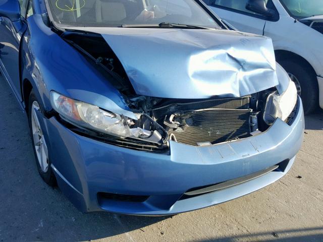 19XFA1F69BE045117 - 2011 HONDA CIVIC LX-S Azul foto 9