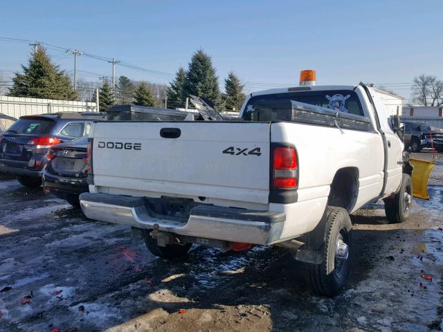 3B7KF26Z81M563658 - 2001 DODGE RAM 2500 WHITE photo 4