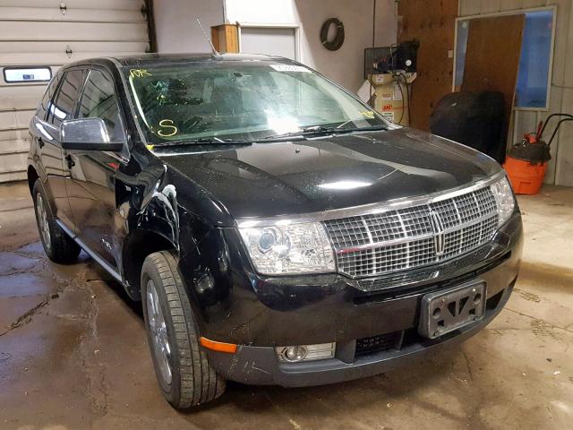 2LMDU88C07BJ34499 - 2007 LINCOLN MKX BLACK photo 1