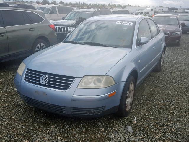 WVWTH63B21P201526 - 2001 VOLKSWAGEN PASSAT GLX 蓝色 照片 2