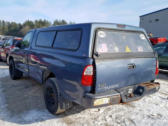 5TBJU32185S443736 - 2005 TOYOTA TUNDRA BLUE photo 3