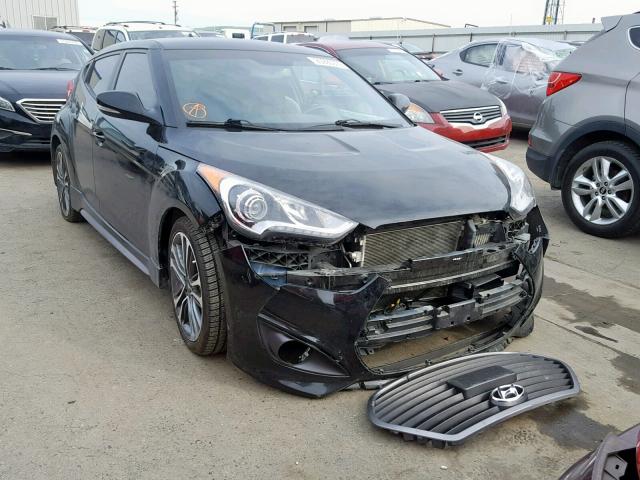 KMHTC6AE9GU296491 - 2016 HYUNDAI VELOSTER T BLACK photo 1