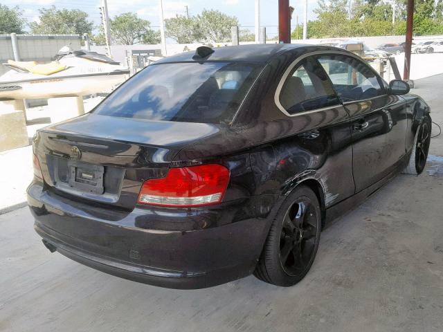 WBAUP73569VK75950 - 2009 BMW 128 I BLACK photo 4