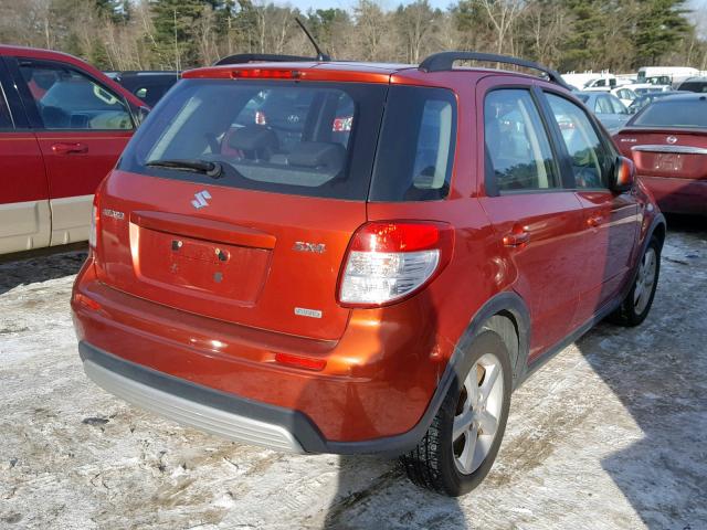 JS2YB413996204373 - 2009 SUZUKI SX4 TECHNO ORANGE photo 4