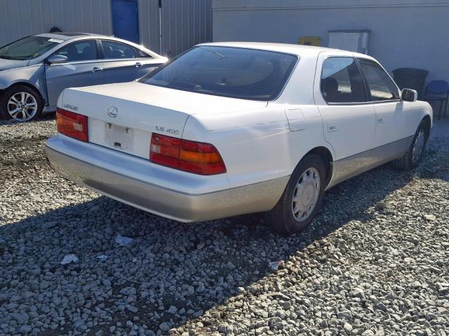 JT8BH22F8T0056236 - 1996 LEXUS LS 400 WHITE photo 4