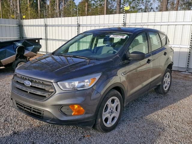 1FMCU0F71HUB73046 - 2017 FORD ESCAPE S GRAY photo 2