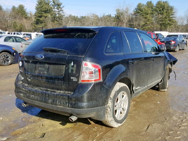 2FMDK48C37BA69139 - 2007 FORD EDGE SEL BLACK photo 4