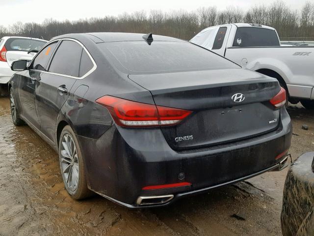 KMHGN4JE5GU140738 - 2016 HYUNDAI GENESIS 3. BLACK photo 3