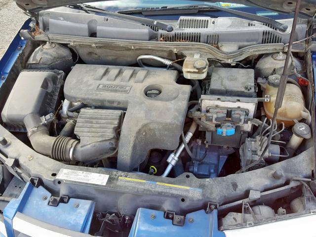 1G8AJ54F65Z160653 - 2005 SATURN ION LEVEL BLUE photo 7