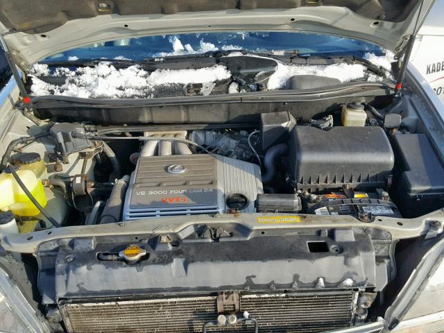 JT6HF10U8X0045828 - 1999 LEXUS RX 300 GRAY photo 7