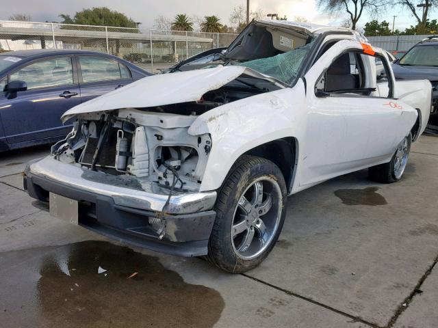 1GCCS148668262709 - 2006 CHEVROLET COLORADO WHITE photo 2