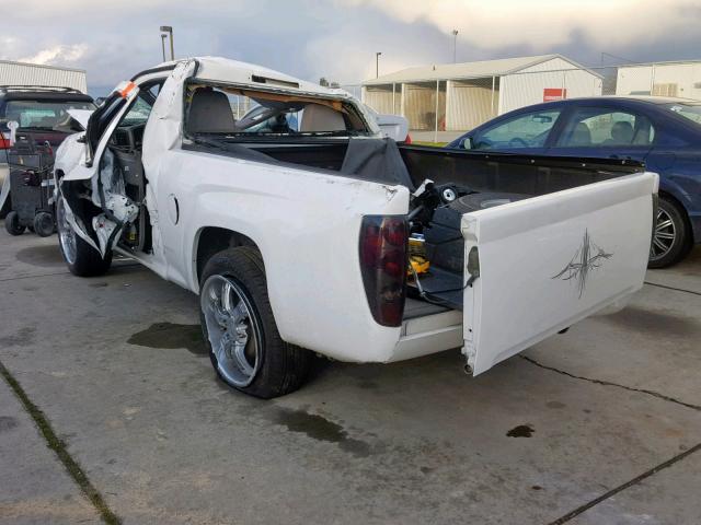 1GCCS148668262709 - 2006 CHEVROLET COLORADO WHITE photo 3