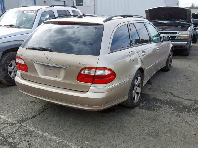 WDBUH83J95X172327 - 2005 MERCEDES-BENZ E 500 4MAT GOLD photo 4