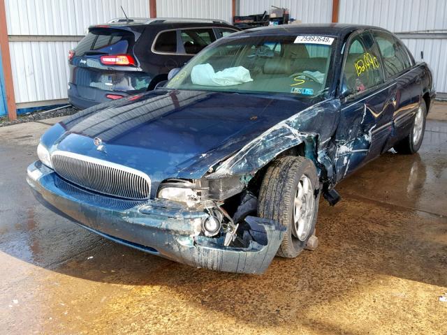 1G4CW54K0Y4276747 - 2000 BUICK PARK AVENU GREEN photo 2