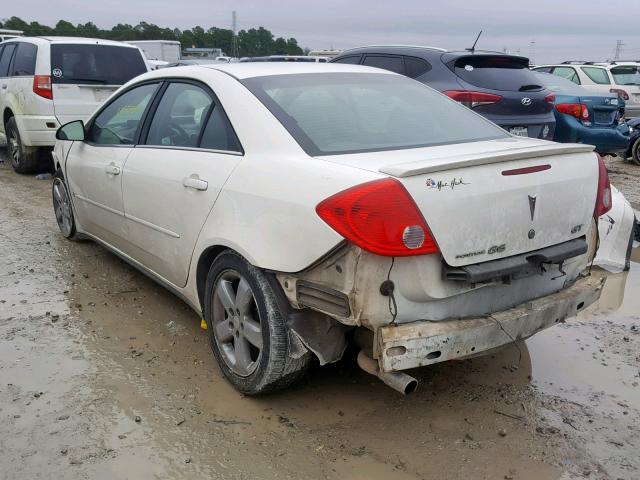 1G2ZH58NX74243111 - 2007 PONTIAC G6 GT WHITE photo 3