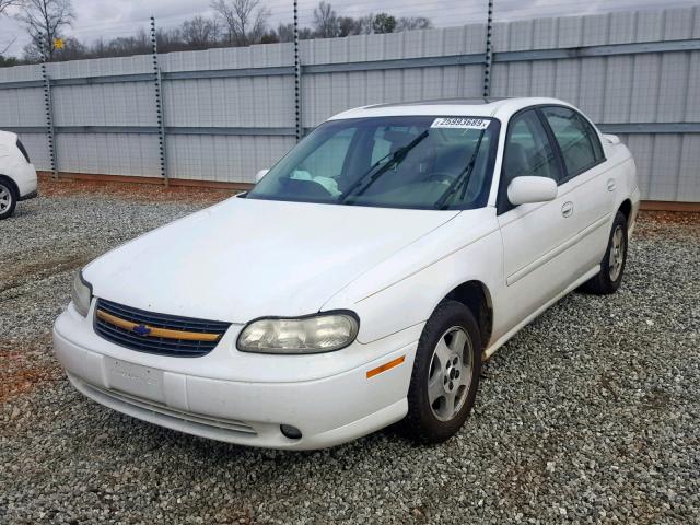 1G1NE52J13M619934 - 2003 CHEVROLET MALIBU LS WHITE photo 2