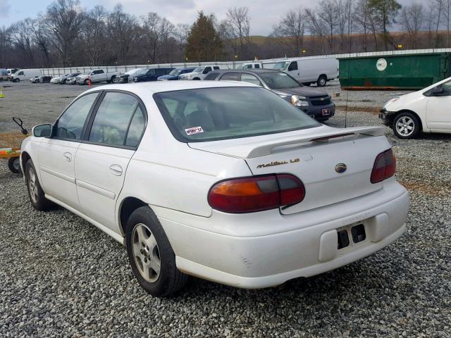 1G1NE52J13M619934 - 2003 CHEVROLET MALIBU LS WHITE photo 3