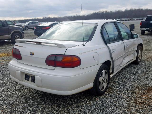 1G1NE52J13M619934 - 2003 CHEVROLET MALIBU LS WHITE photo 4