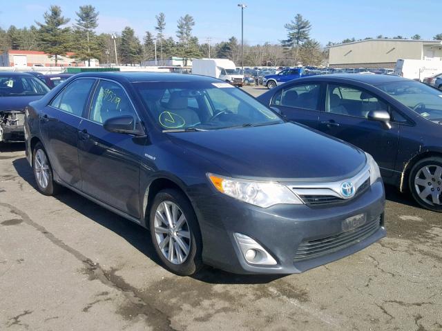 4T1BD1FKXCU030059 - 2012 TOYOTA CAMRY HYBR GRAY photo 1