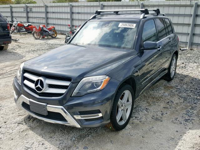 WDCGG0EB2EG177677 - 2014 MERCEDES-BENZ GLK 250 BL GRAY photo 2