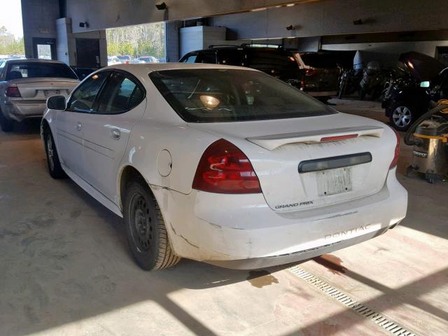 2G2WP552981122101 - 2008 PONTIAC GRAND PRIX WHITE photo 3