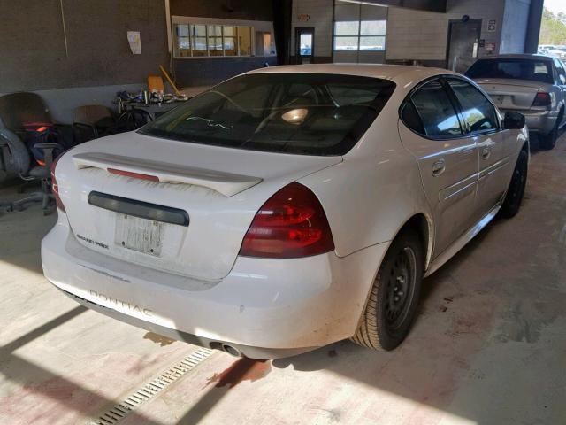 2G2WP552981122101 - 2008 PONTIAC GRAND PRIX WHITE photo 4