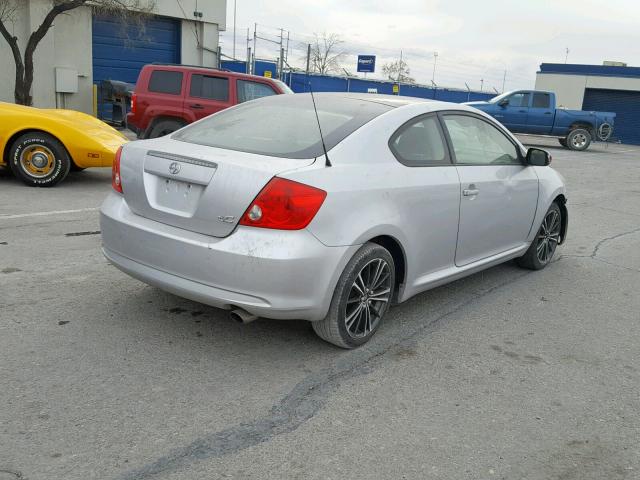 JTKDE177070185214 - 2007 TOYOTA SCION TC ვერცხლისფერი ფოტო 4