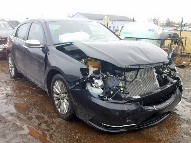 1C3BC2FG0BN607364 - 2011 CHRYSLER 200 LIMITE BLACK photo 1