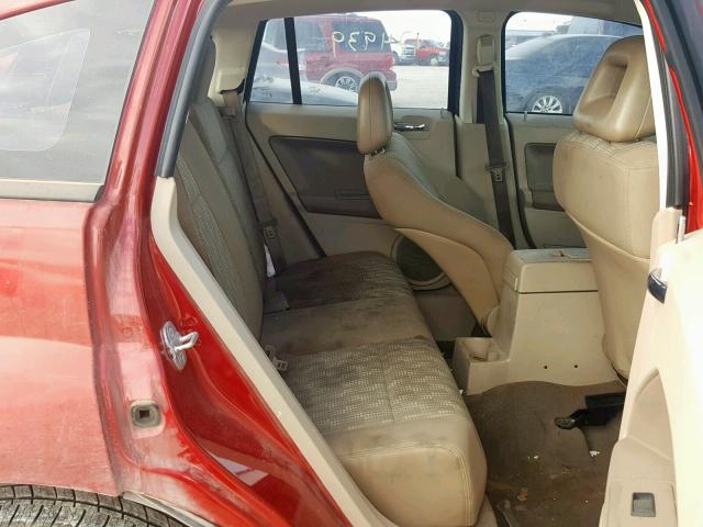 1B3HB28B18D714336 - 2008 DODGE CALIBER RED photo 6