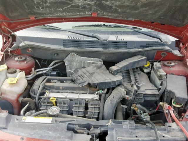 1B3HB28B18D714336 - 2008 DODGE CALIBER RED photo 7