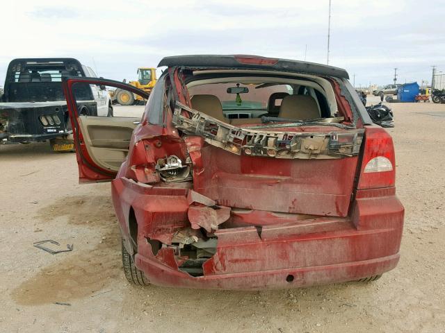 1B3HB28B18D714336 - 2008 DODGE CALIBER RED photo 9