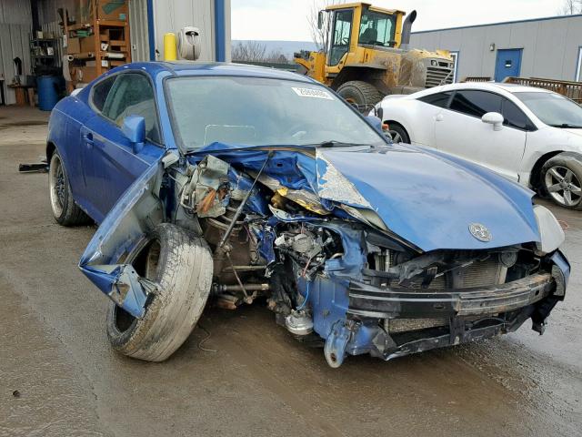 KMHHM65D05U161790 - 2005 HYUNDAI TIBURON BLUE photo 1