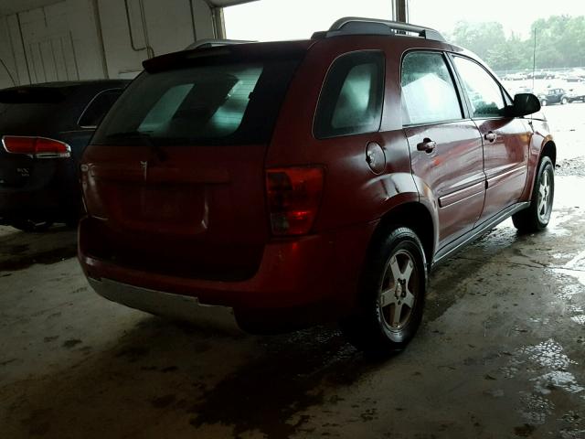 2CKDL63F166104789 - 2006 PONTIAC TORRENT RED photo 4