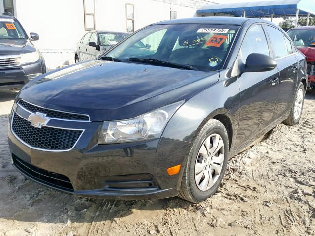 1G1PD5SH8C7176253 - 2012 CHEVROLET CRUZE LS BLACK photo 2