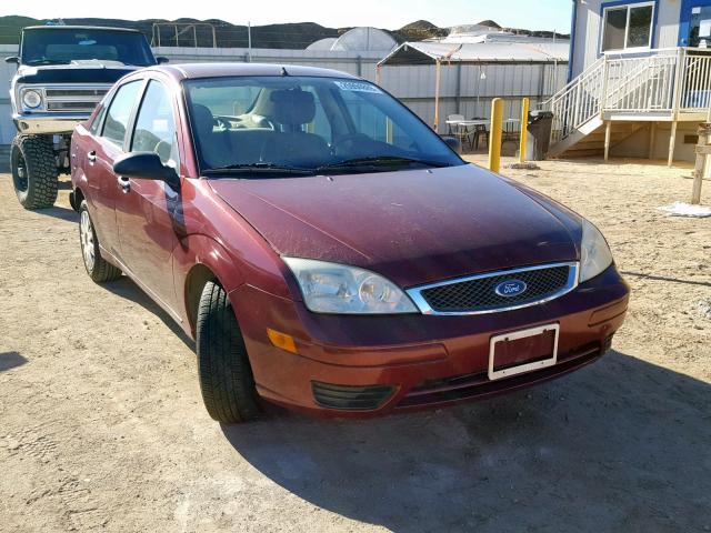 1FAFP34N16W136128 - 2006 FORD FOCUS ZX4 RED photo 1