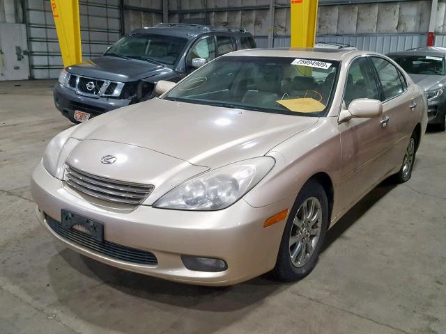 JTHBF30G630122029 - 2003 LEXUS ES 300 GOLD photo 2