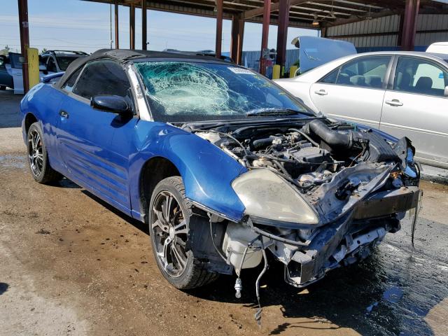 4A3AE45G73E086947 - 2003 MITSUBISHI ECLIPSE SP BLUE photo 1