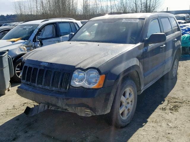 1J8GR48K28C139356 - 2008 JEEP GRAND CHER BLACK photo 2